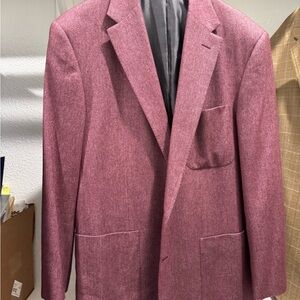 Stefano Ricci Elegant Men’s Mulberry/Violet/Mauve Blazer - 46R